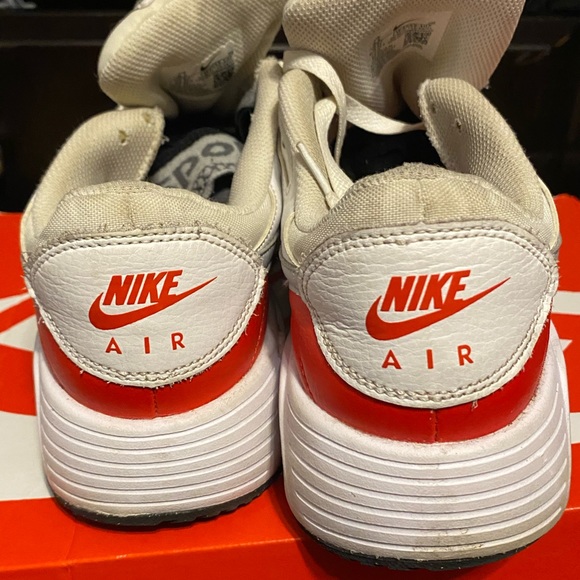 Air Max SC white university red wolf grey size 9.5 - Picture 4 of 8